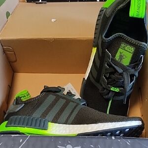 Adidas Star Wars Black and Neon Green Sneakers